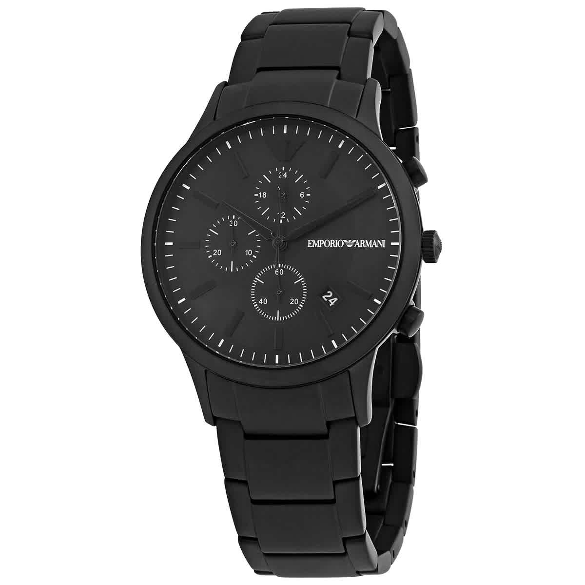 Emporio Armani Chronograph Quartz Black Dial Mens Watch AR11275