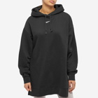 Nike Women's Essentials Oversize Popover Hoody in Black/White