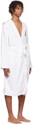 Moschino White Cotton Robe