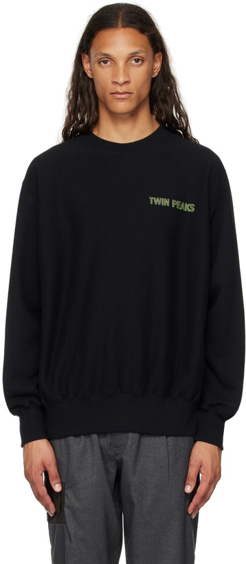 Photo: UNDERCOVER Black 'Twin Peaks' Sweatshirt