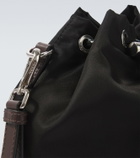 Prada Prada Speedrock Re-Nylon leather-trimmed pouch