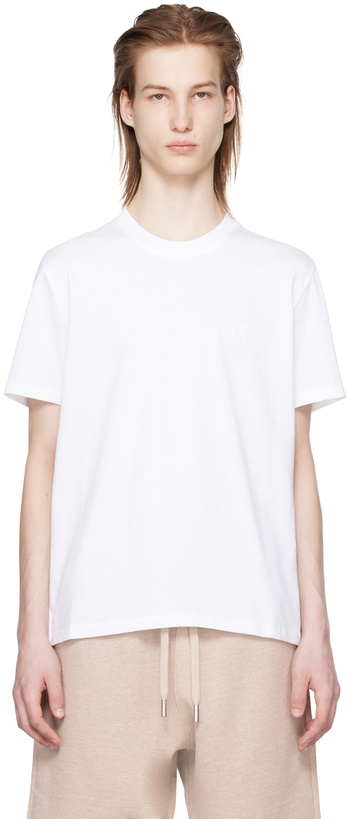 Photo: AMI Paris White Ami De Cœur T-Shirt