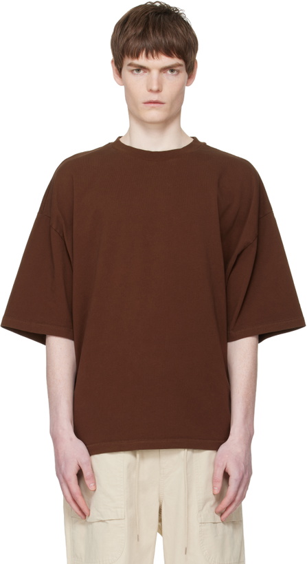 Photo: Entire Studios Brown Heavy Boxy T-shirt