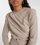 Tove Eleornore draped wool sweater