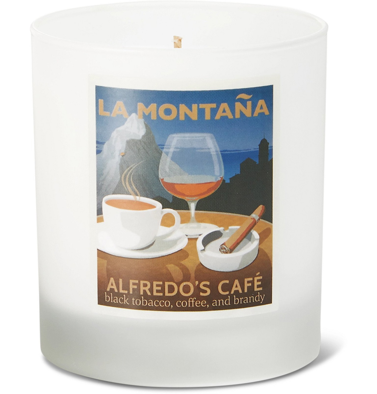 Photo: La Montaña - Alfredo's Café Candle, 220g - Colorless