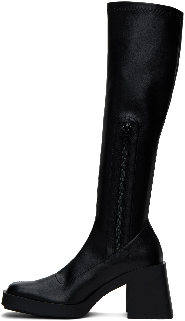 Justine Clenquet Black Chloe High Boots