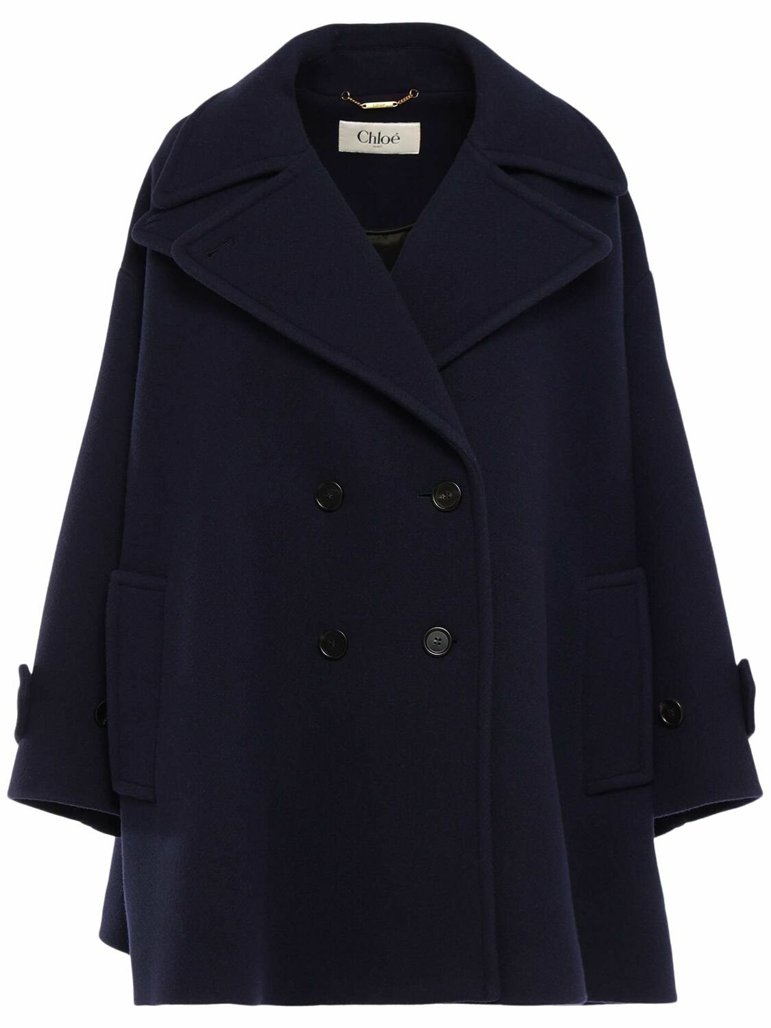 CHLOÉ Wool Blend Short Coat Chloe CHLOÉ Wool Blend Short Coat Chloe