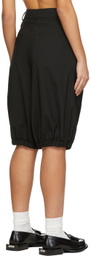 Trunk Project Black Wool Shorts