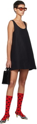 Marni Black Cocoon Minidress