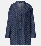 Gucci GG jacquard denim shirt