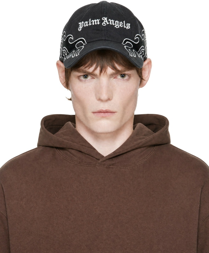 Photo: Palm Angels Black Flame Cap