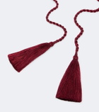 Jennifer Behr Leah crystal--embellished silk necklace