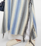 Chloé Cashmere and silk striped kaftan