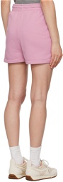 Maison Kitsuné Pink Baby Fox Shorts