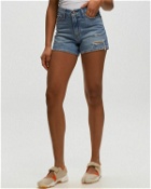 Levis 80 S Mom Short Blue - Womens - Casual Shorts