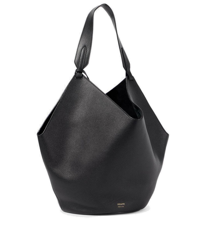 Photo: Khaite Lotus Medium leather tote bag