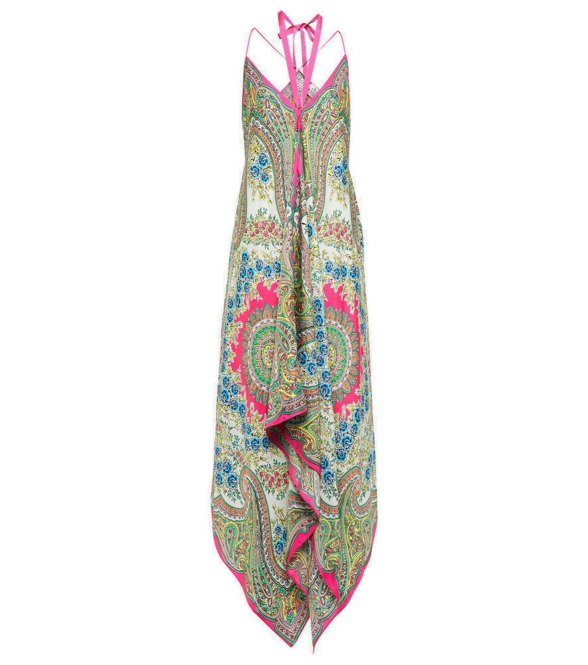 Etro - Printed halterneck maxi dress Etro