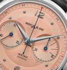 Montblanc - Heritage Monopusher Automatic Chronograph 42mm Stainless Steel and Alligator Watch, Ref. No. 126078 - Pink