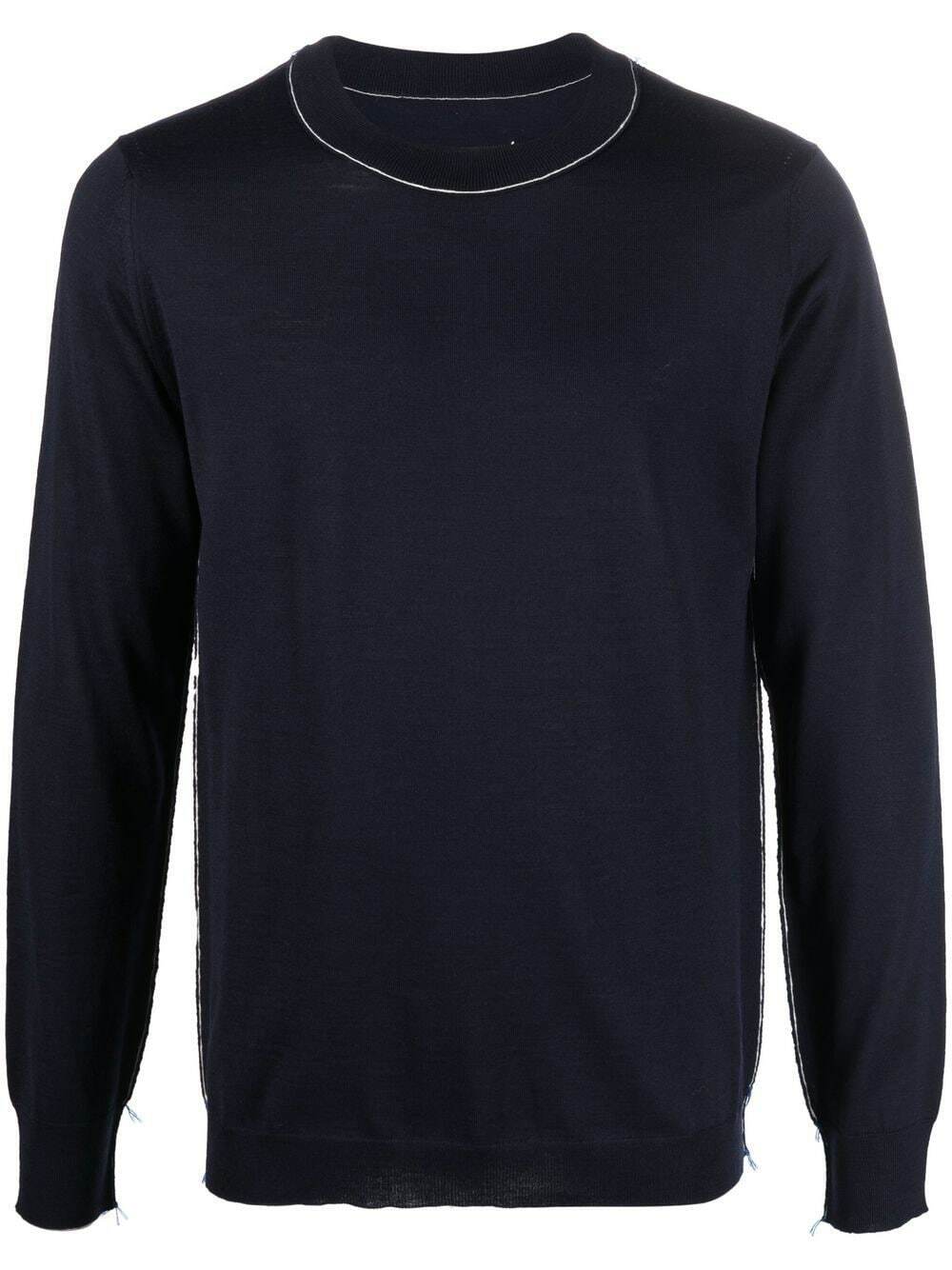 Maison Margiela Black Elbow Patch Sweatshirt Maison Margiela