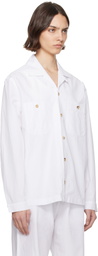 CDLP White Cotton Overshirt