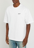 Axel Arigato Honor Logo-embroidered Cotton T-shirt White