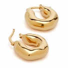 Jil Sander New Lightness Earrings 2 in Gold