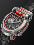 Jacob & Co. - Epic SF24 Racing Limited Edition Automatic 45mm Titanium and Leather Watch, Ref. No ES101.20.NS.YR.ABVEA