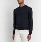 TOM FORD - Slim-Fit Merino Wool Sweater - Blue