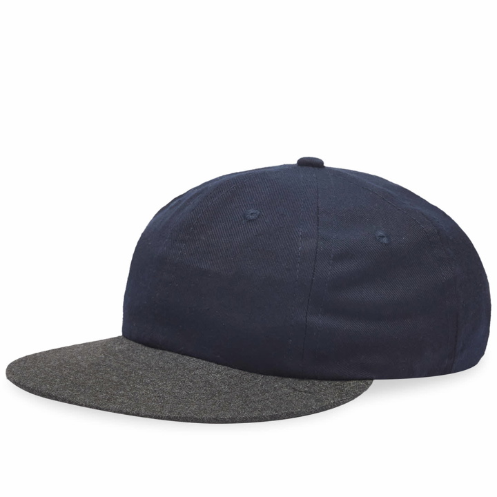 Photo: Lite Year Yarn Dyed 6 Panel Cap in Navy/Charcoal