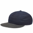 Lite Year Yarn Dyed 6 Panel Cap in Navy/Charcoal