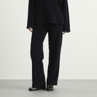 Auralee Women's Pile Trousers in Navy