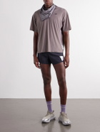 Satisfy - Distance Straight-Leg Logo-Appliqu&eacute;d 2.5" Justice&trade; Shorts - Black