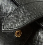 Smythson - Panama Cross-Grain Leather Watch Roll - Black