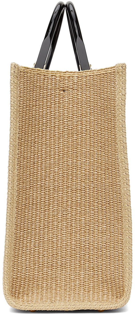 Sunshine tote Fendi Beige in Wicker - 34583791