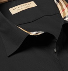 Burberry - Slim-Fit Stretch-Cotton Poplin Shirt - Men - Black