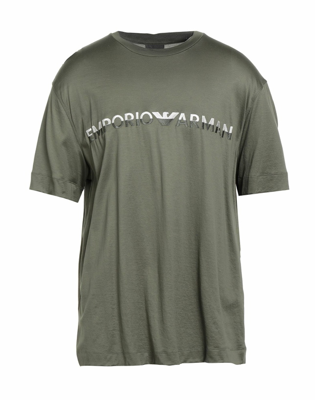 Photo: Emporio Armani Mens T-shirt Military in Green
