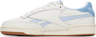 Reebok Classics Off-White & Blue Club C Revenge Vintage Sneakers