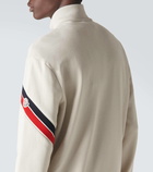 Moncler Cotton-blend zip-up sweater