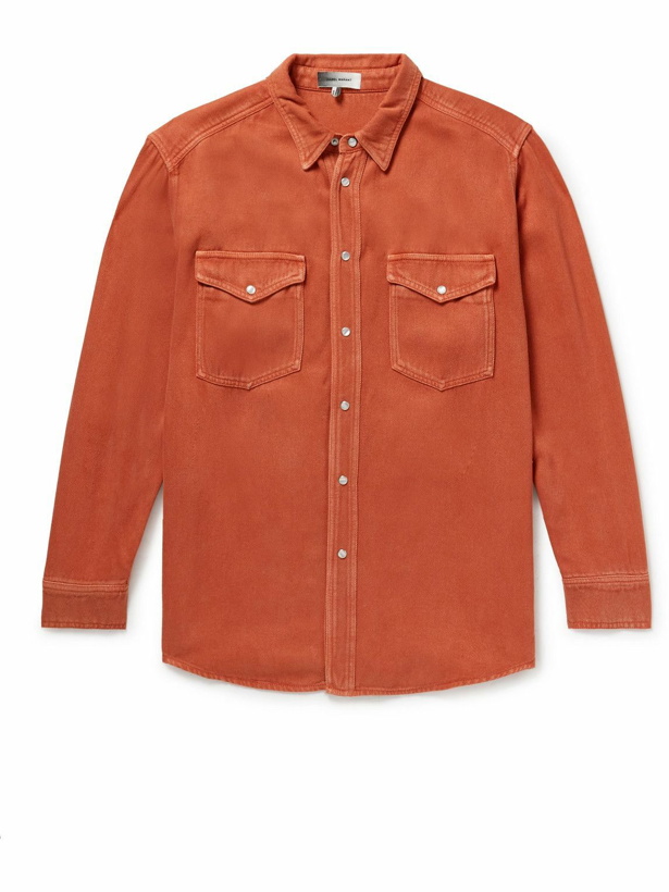 Photo: Isabel Marant - Tailly TENCEL™ Lyocell Shirt - Orange