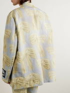 Acne Studios - Printed Woven Suit Jacket - Neutrals