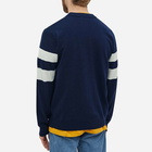 Fred Perry Authentic Men's Tipped Sleeve Cardigan in French Navy