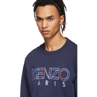 Kenzo Navy Classic Logo Sweatshirt