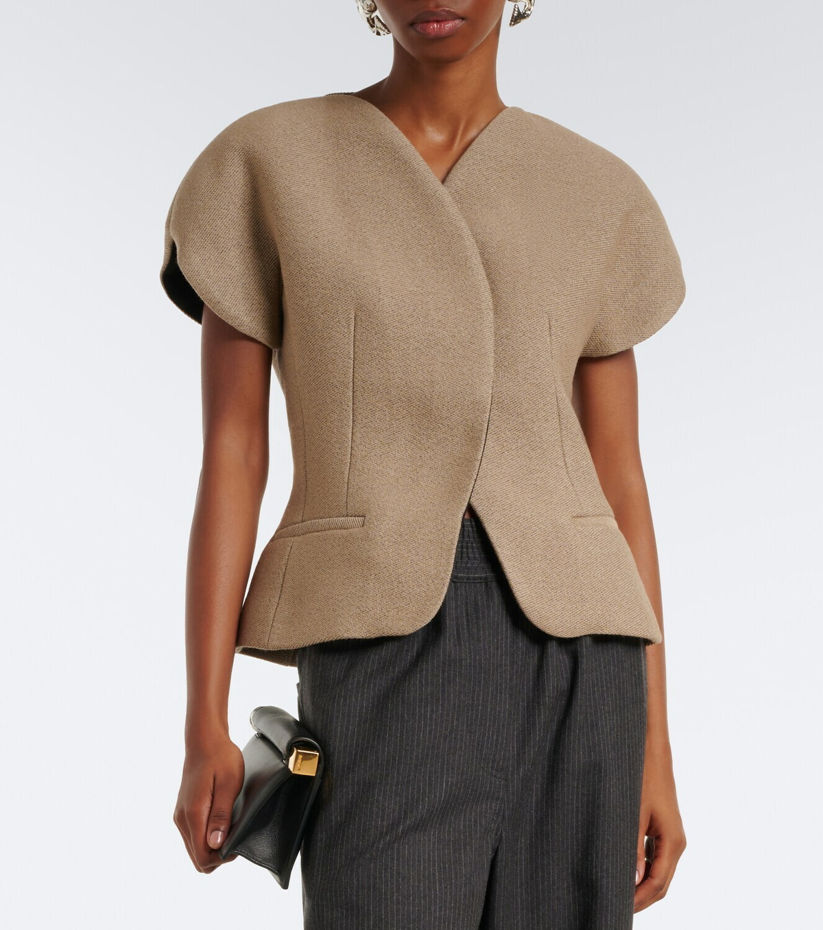 Jacquemus Ovalo wool and cotton jacket