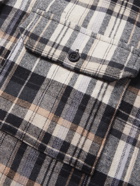 Reese Cooper® - Cotton-Flannel Shirt - Brown