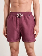 Rubinacci - Straight-Leg Swim Shorts - Red