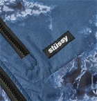 Stüssy - Tie-Dyed Nylon Hooded Jacket - Blue