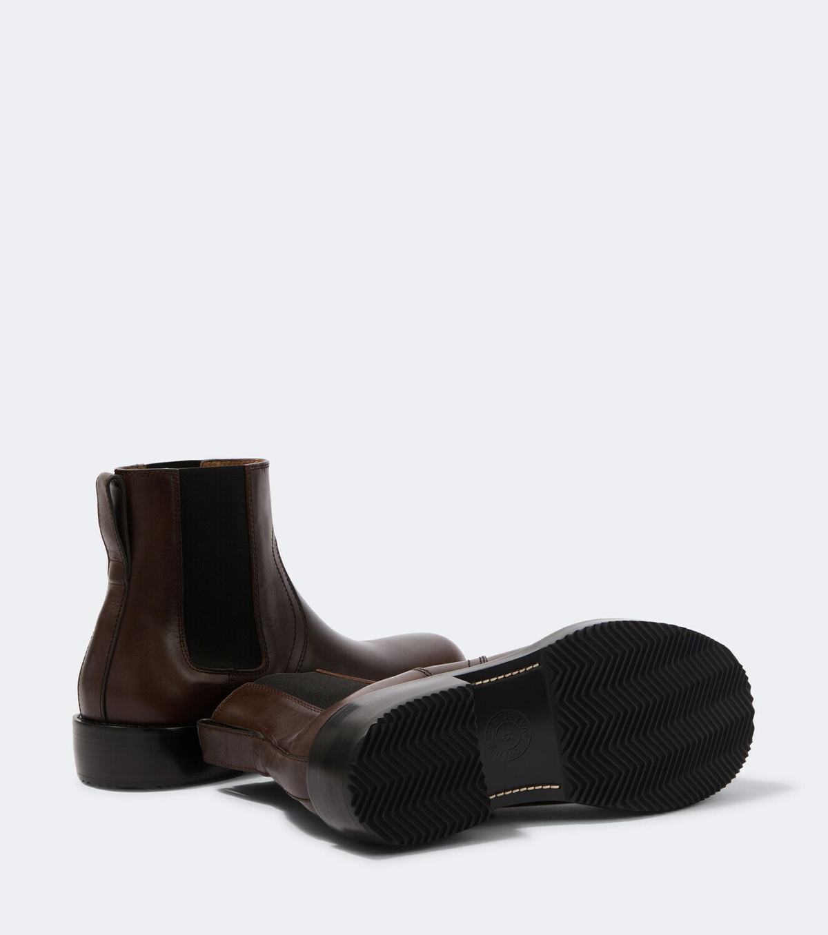 Dries Van Noten Leather Chelsea boots