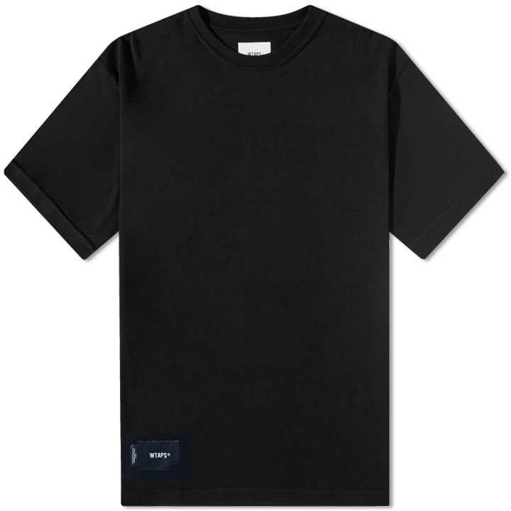 Photo: WTAPS Men's Label EX46 T-Shirt in Black