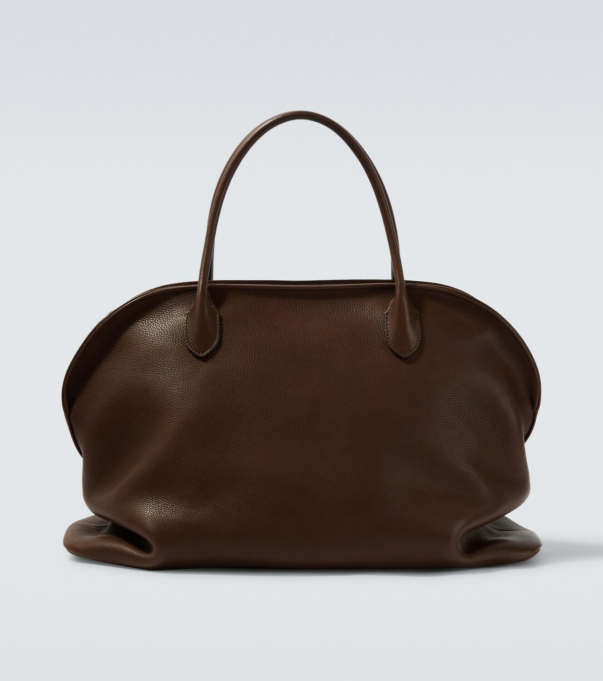 The Row Agnes 16 leather top-handle bag
