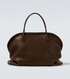 The Row Agnes 16 leather top-handle bag